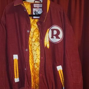 Redskins mitchell and ness jacket